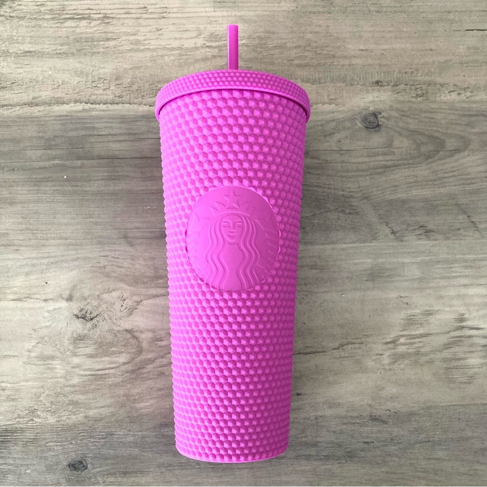 STARBUCKS Matte Purple Studded Tumbler Cup Bling Cup Taiwan - Picture 3 of 8